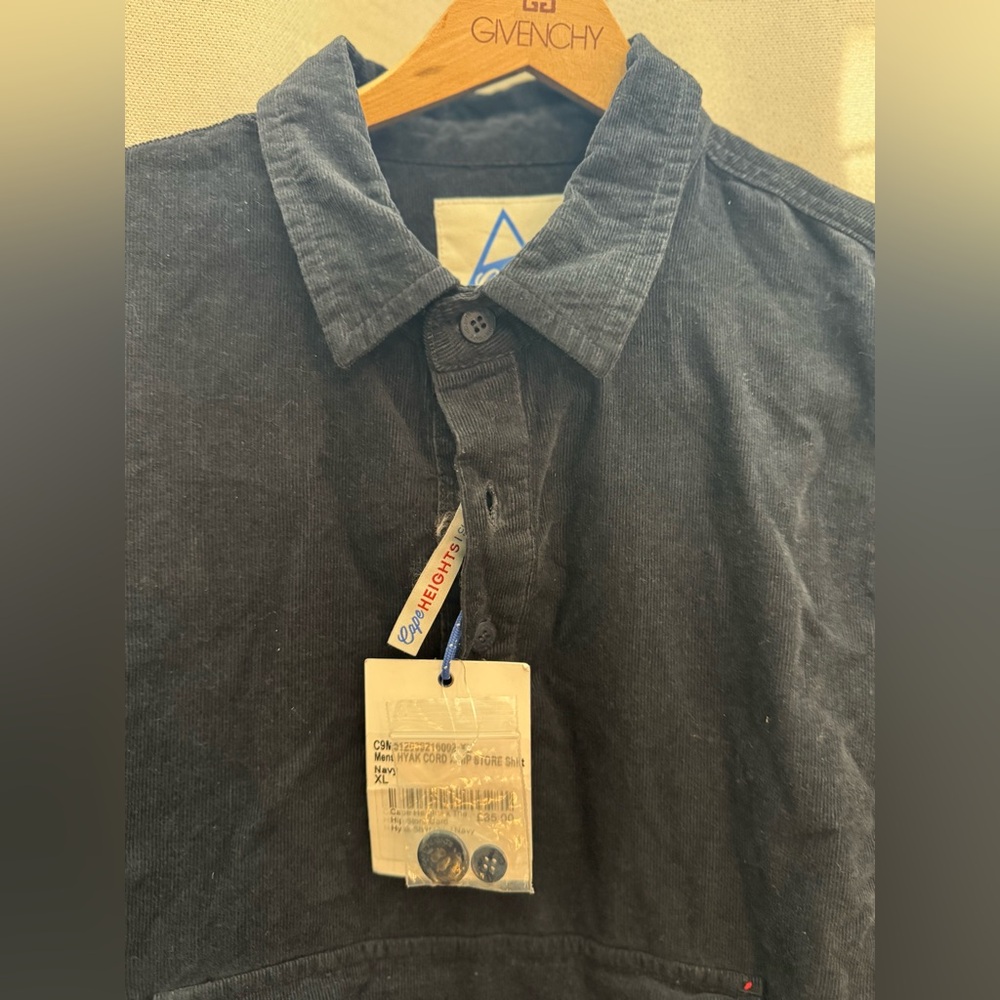 Cape Heights x The Hip Store – Cord Hyak Shirt 2016 navy sz m XL - Picture 2 of 11
